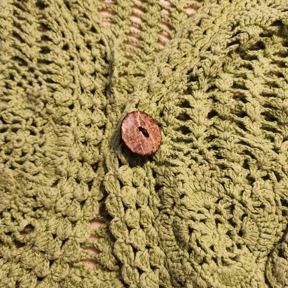 J1 - One Resource Green Cardigan Small - Picture 3 of 4